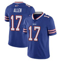 Broks B.Bills #17 Josh Allen Player Royal Vapor Untouchable Limited Stitched Jerseys