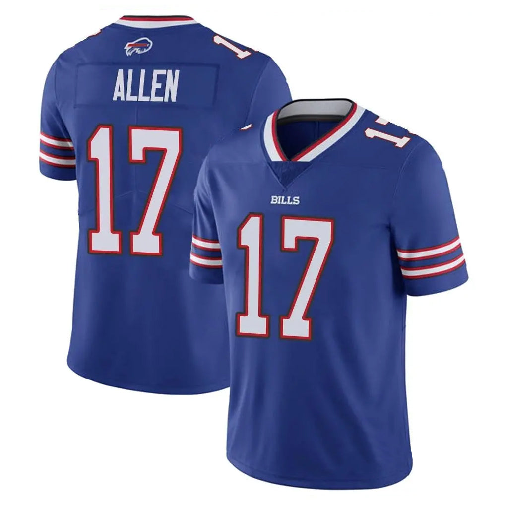 Broks B.Bills #17 Josh Allen Player Royal Vapor Untouchable Limited Stitched Jerseys