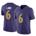 Broks B.Ravens #6 Ja'Kobi Lane Purple Vapor F.U.S.E. Limited Stitched American Football Jerseys Size