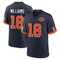 Broks C.Bears #18 Caleb Williams Player Navy 2026 Rivalries Collection Home Game Stitched Jerseys