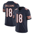 Broks C.Bears #18 Caleb Williams Player Navy Vapor Untouchable Limited Home Game Stitched Jerseys