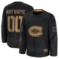 Broks Cheap M.Canadiens Black 2024 Military Appreciation Practice Jerseys
