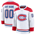 Broks Cheap M.Canadiens White Away Premium Jerseys