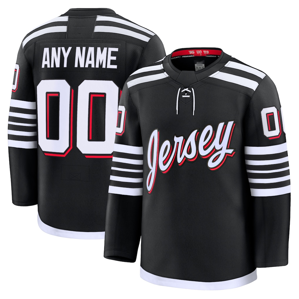 Broks Cheap NJ.Devils Black Alternate Premium Jerseys