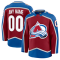 Broks Custom C.Avalanche Burgundy Home Premium Jerseys