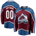 Broks Custom C.Avalanche Maroon Home Breakaway Jerseys