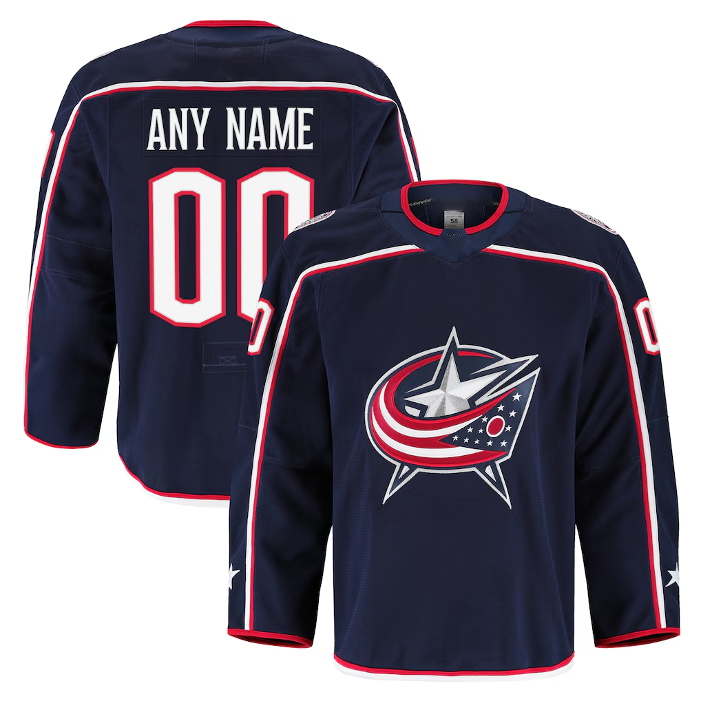 Broks Custom CB.Jackets Navy Home Authentic Pro Jersey