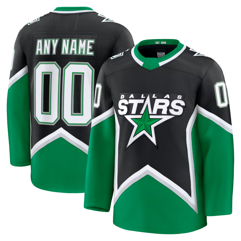 Broks Custom D.Stars Black Alternate Premium Jerseys