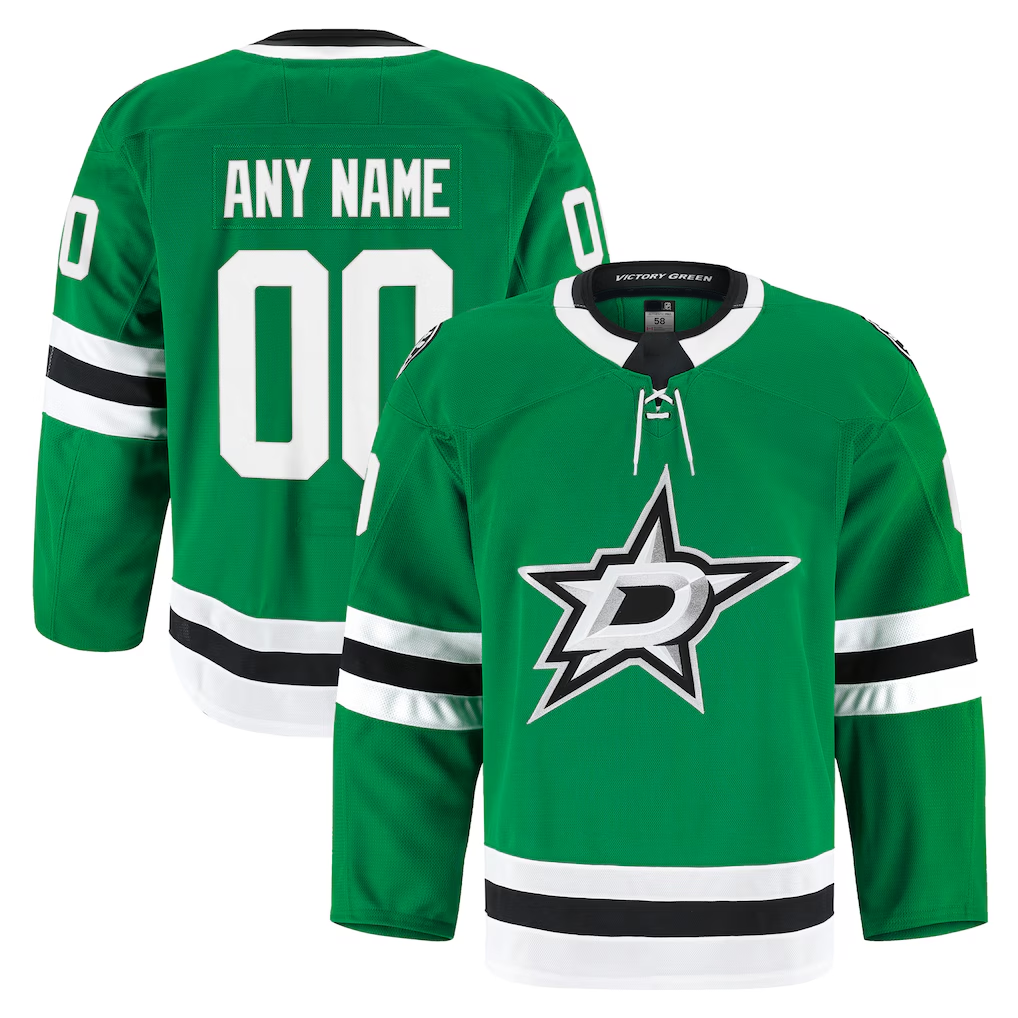 Broks Custom D.Stars Kelly Green Home Authentic Pro Jerseys