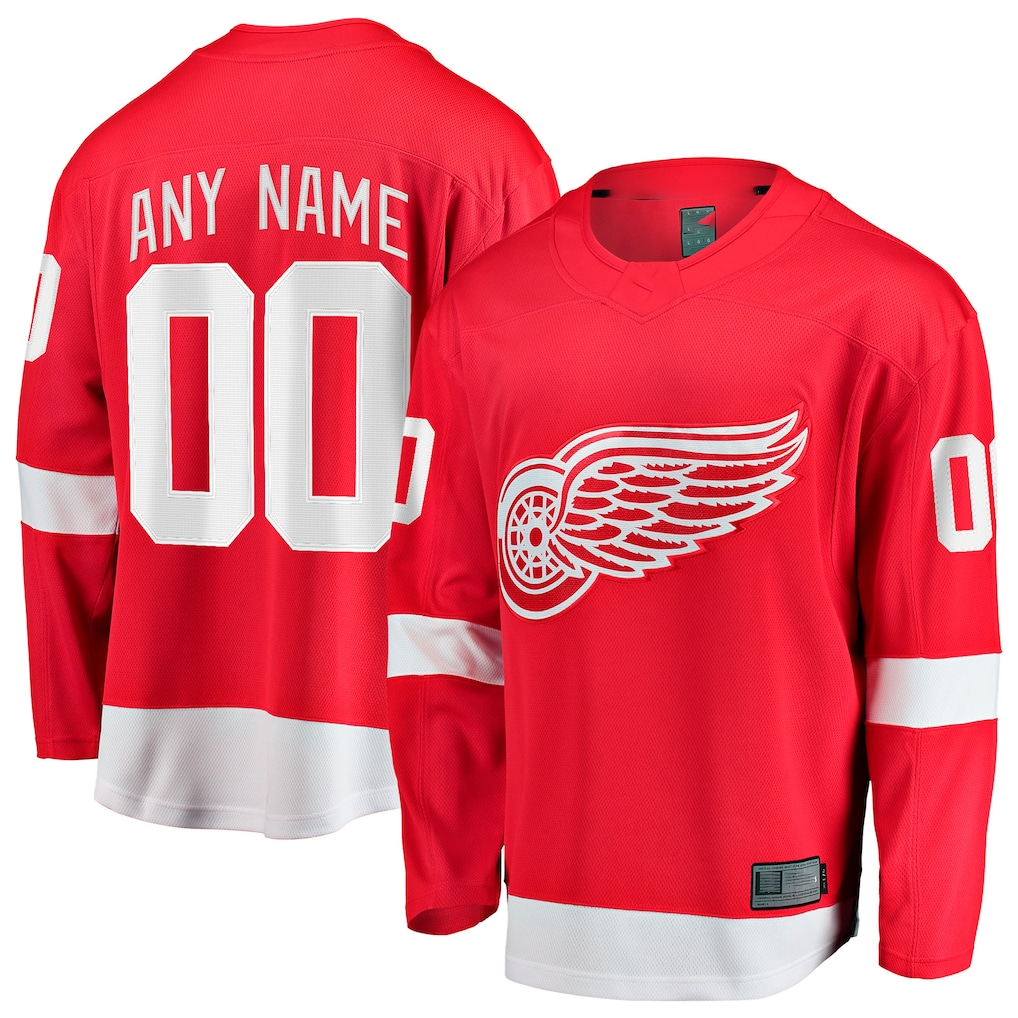 Broks Custom DR.Wings Red Home Breakaway Jerseys