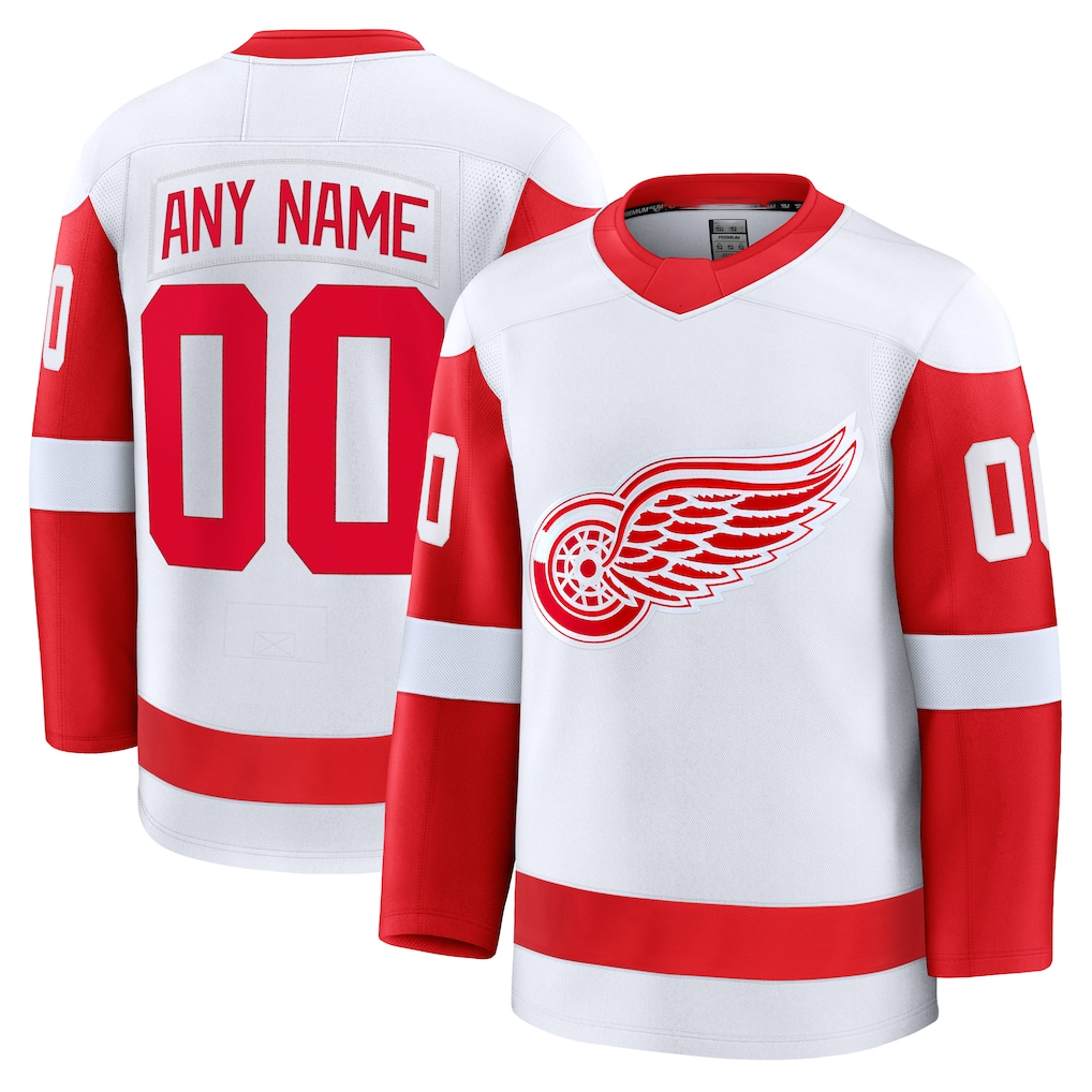 Broks Custom DR.Wings White Away Premium Jerseys