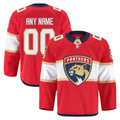 Broks Custom F.Panthers Red Home Authentic Pro Jerseys