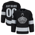 Broks Custom LA.Kings Black Alternate Authentic Pro Jerseys