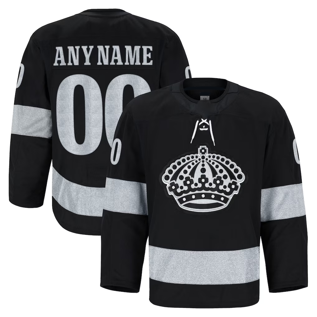 Broks Custom LA.Kings Black Alternate Authentic Pro Jerseys