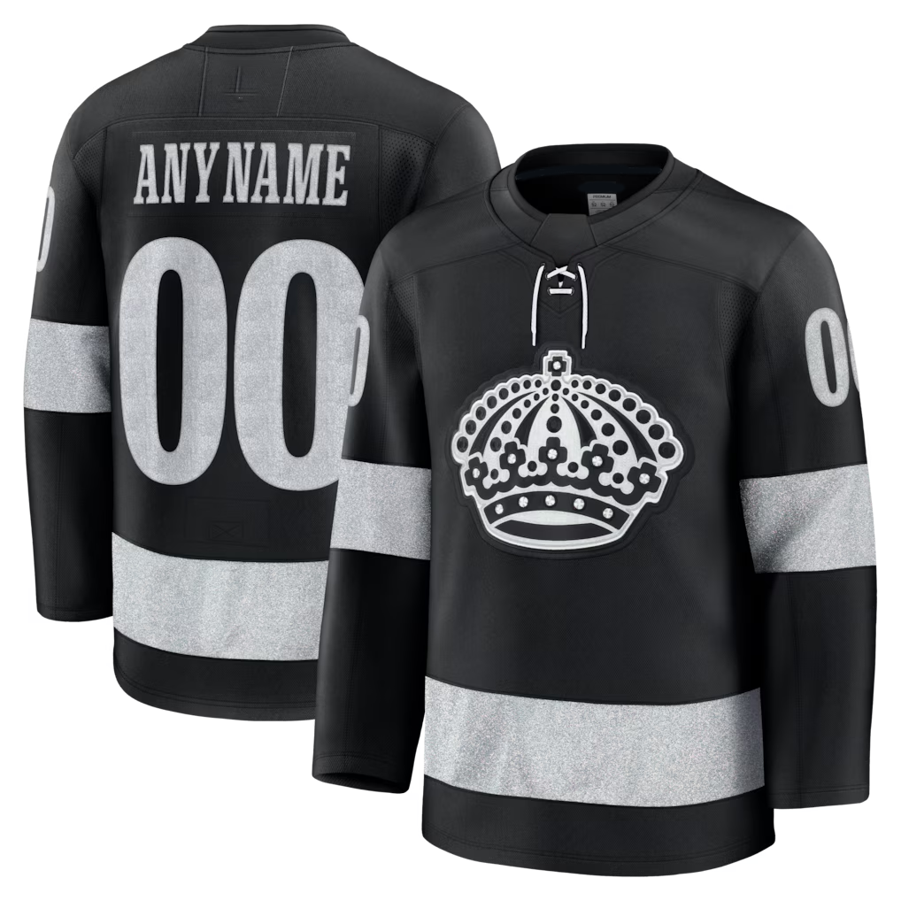 Broks Custom LA.Kings Black Alternate Premium Jerseys