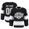 Broks Custom LA.Kings Black Home Authentic Pro Jerseys