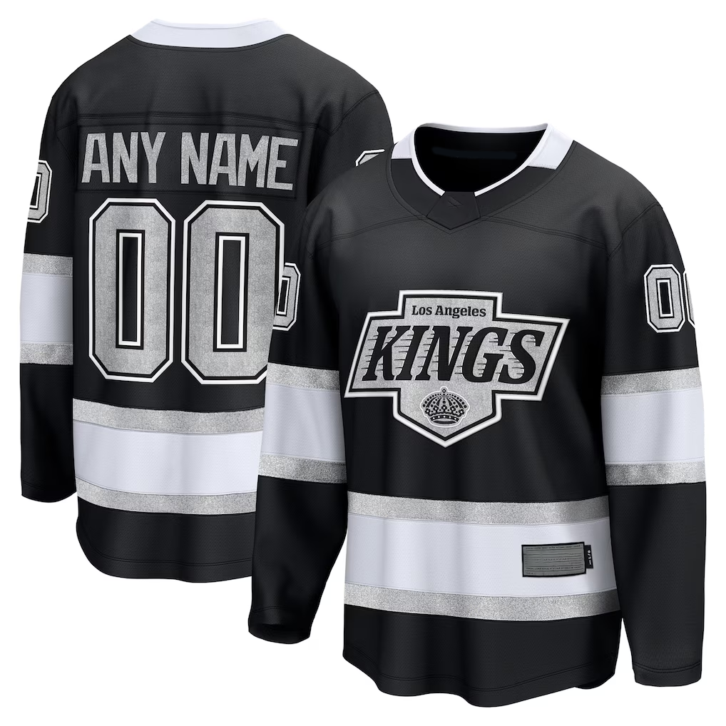 Broks Custom LA.Kings Black Home Breakaway Jerseys
