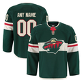 Broks Custom M.Wild Green Home Authentic Pro Jerseys