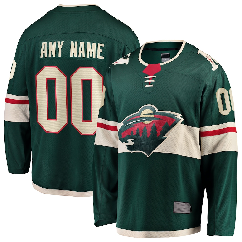 Broks Custom M.Wild Green Home Breakaway Jerseys