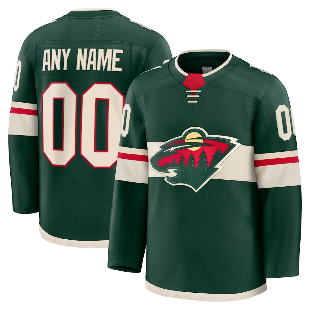 Broks Custom M.Wild Green Home Premium Jerseys