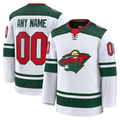Broks Custom M.Wild White Away Premium Jerseys