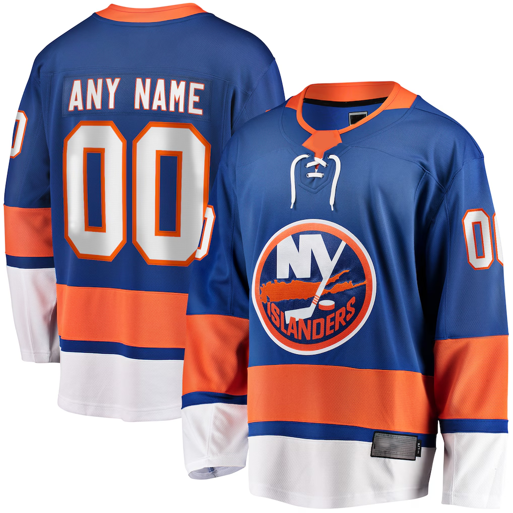 Broks Custom NY.Islanders Blue Breakaway Jerseys