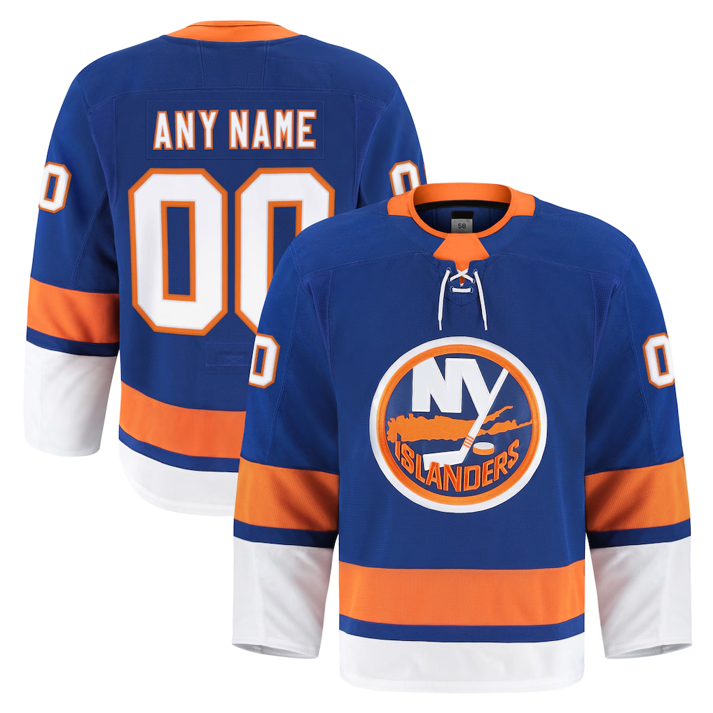 Broks Custom NY.Islanders Royal Home Authentic Pro Jerseys