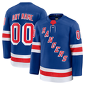 Broks Custom NY.Rangers Royal Home Premium Jerseys