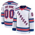 Broks Custom NY.Rangers White Away Premium Jerseys