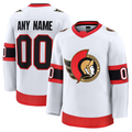 Broks Custom O.Senators White Away Premium Jerseys