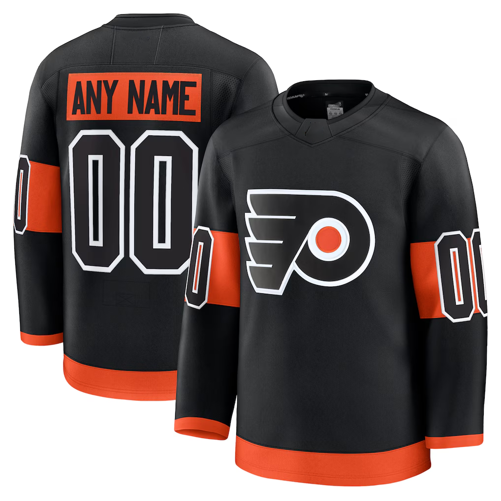 Broks Custom P.Flyers Black Alternate Premium Jerseys