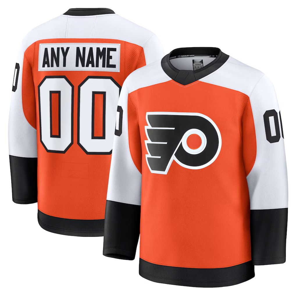Broks Custom P.Flyers Orange Home Premium Jerseys