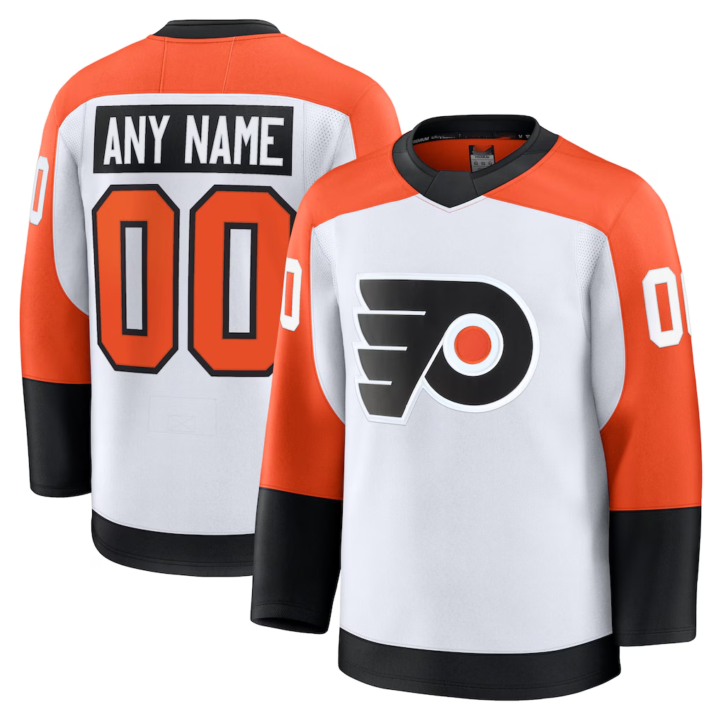 Broks Custom P.Flyers White Away Premium Jerseys