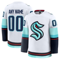 Broks Custom S.Kraken White Away Premium Jerseys
