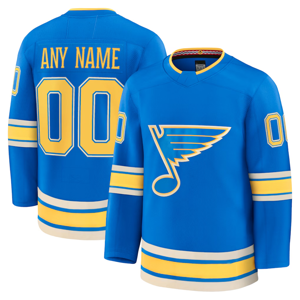 Broks Custom SL.Blues Blue Alternate Premium Jerseys