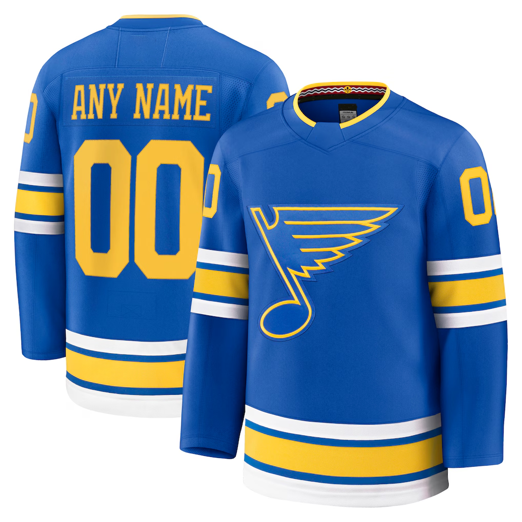 Broks Custom SL.Blues Blue Home Premium Jerseys