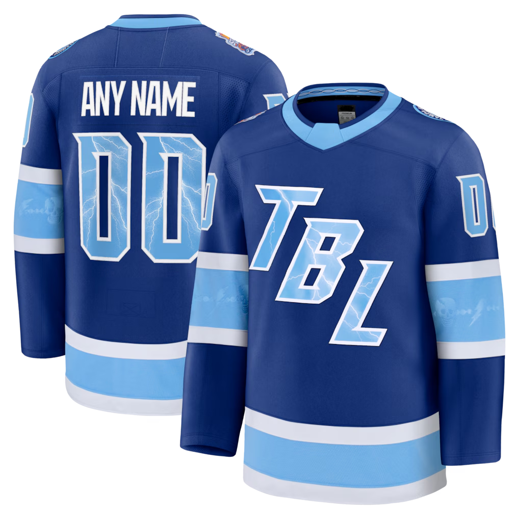 Broks Custom TB.Lightning Blue 2026 Stadium Series Premium Jerseys