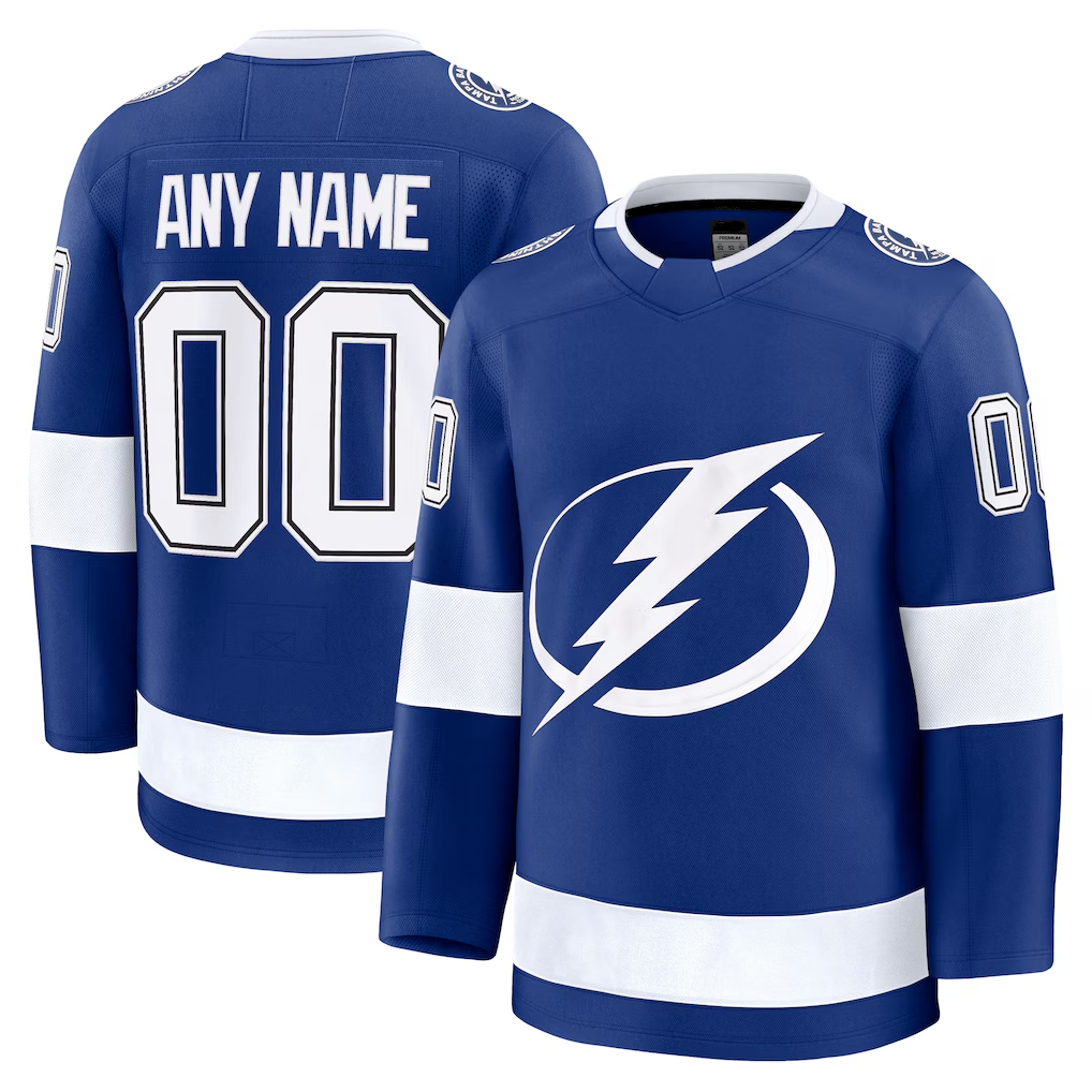 Broks Custom TB.Lightning Blue Home Premium Jerseys