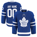Broks Custom TM.Leafs Blue Home Authentic Pro Jerseys