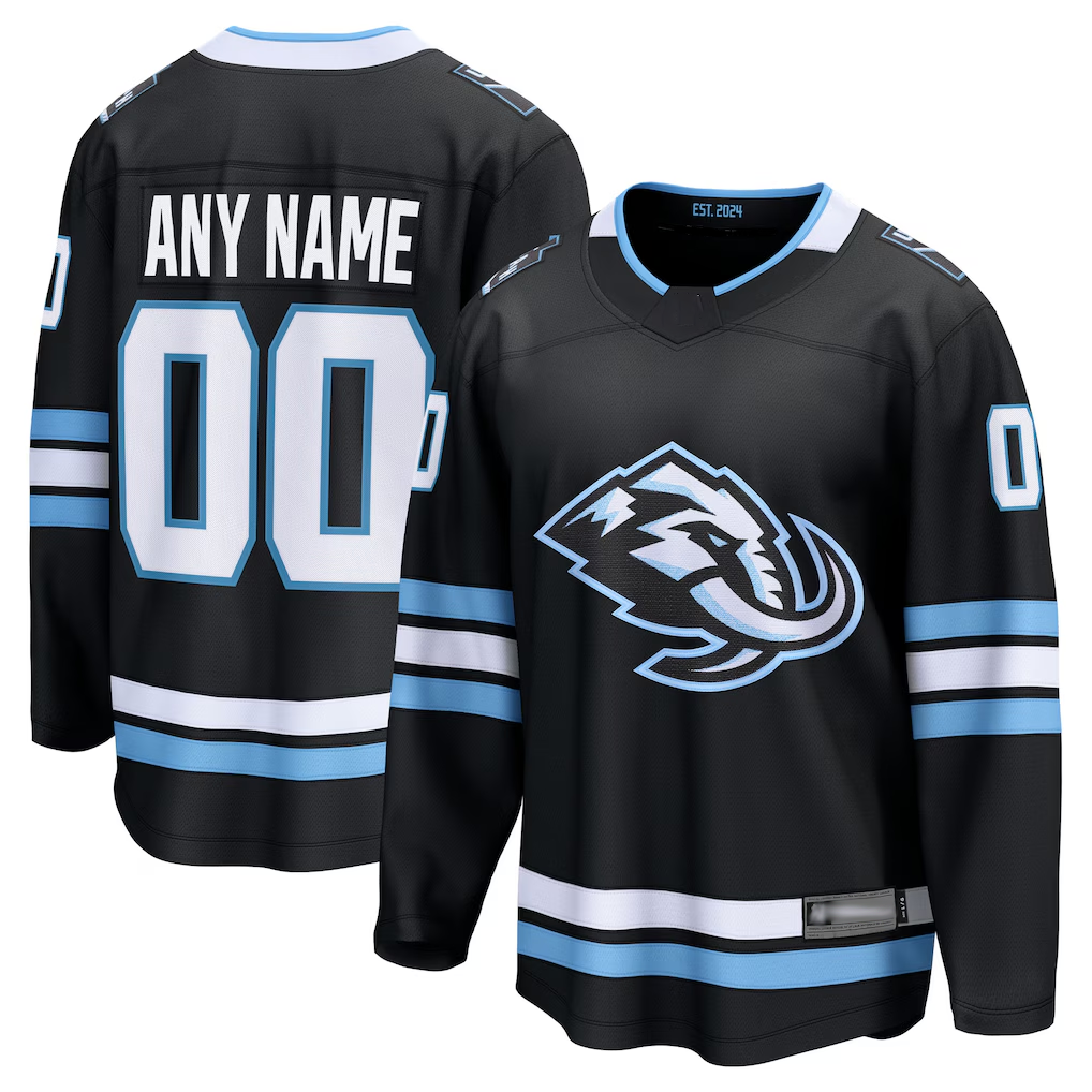 Broks Custom U.Mammoth Black Home Breakaway Jerseys