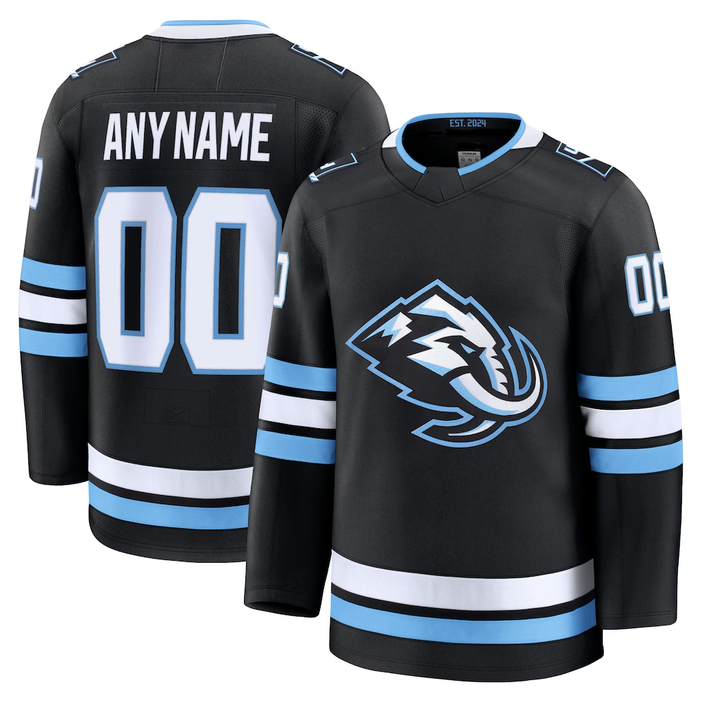 Broks Custom U.Mammoth Black Home Premium Jerseys