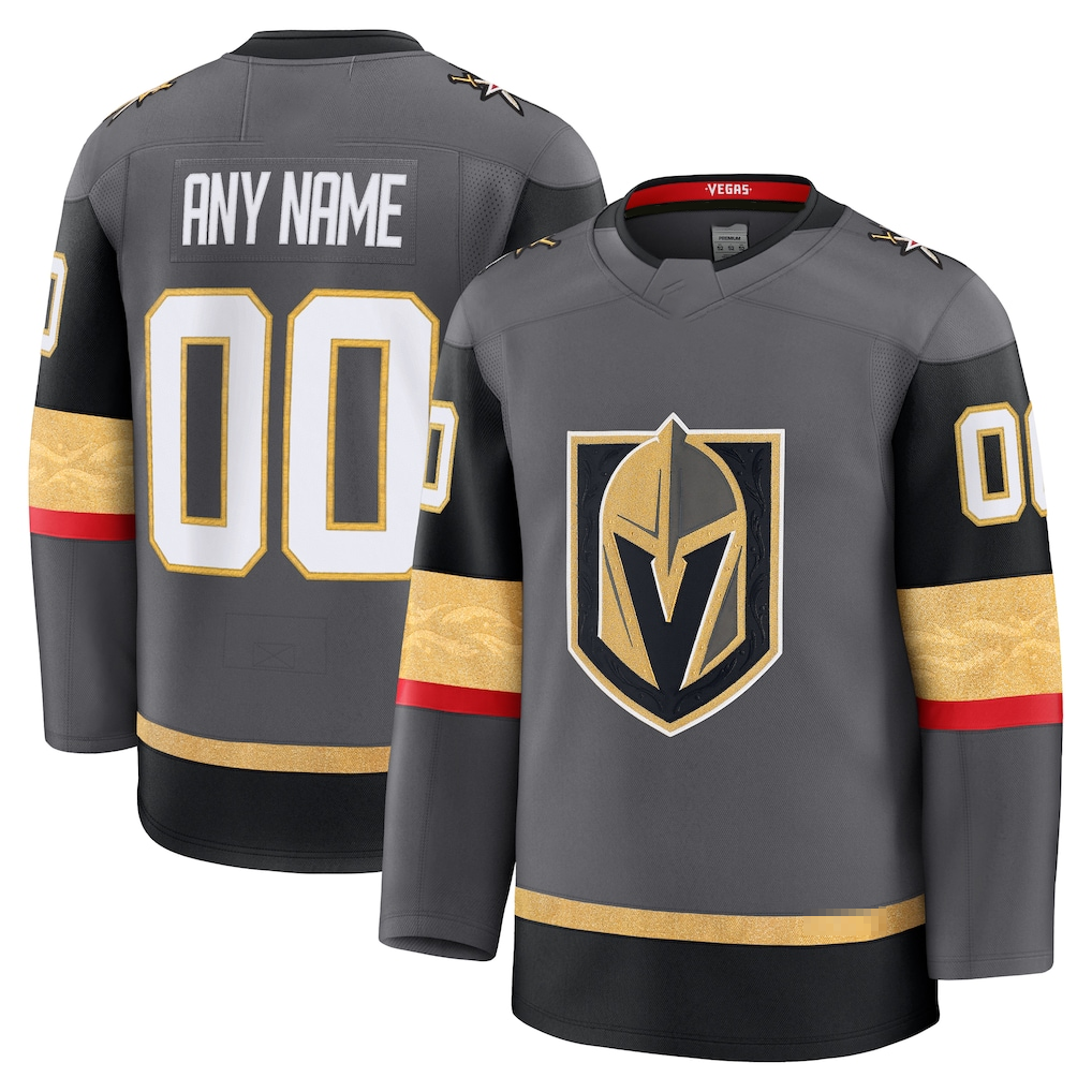 Broks Custom VG.Knights Gray Alternate Premium Jerseys