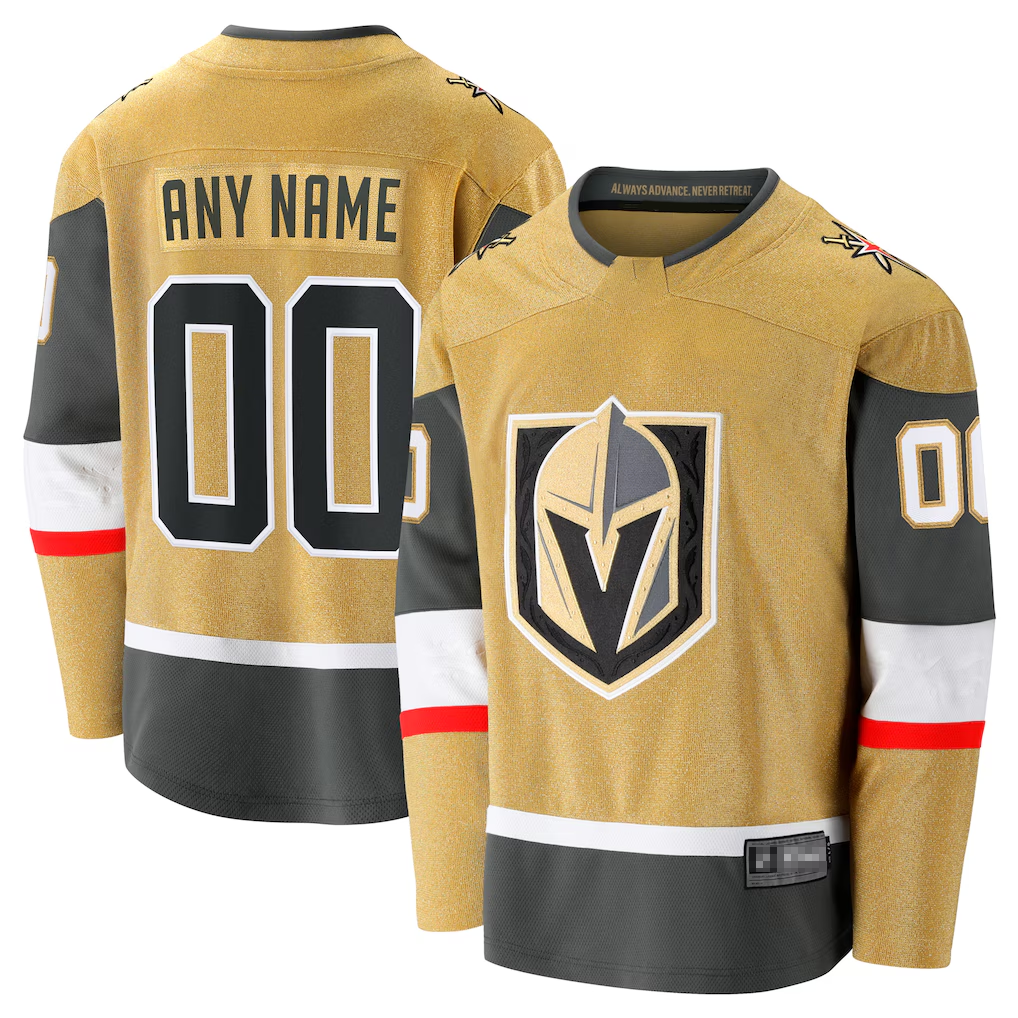 Broks Custom VG.Knights Home Breakaway Jerseys