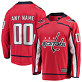 Broks Custom W.Capitals Red Home Premium Jerseys