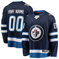 Broks Custom W.Jets Blue Home Breakaway Jerseys