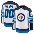 Broks Custom W.Jets White Away Premium Jerseys