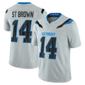Broks D.Lions #14 Amon-Ra St. Brown Player Silver Limited 2026 Rivalries Collection Home Game Stitched Jerseys