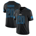 Broks D.Lions #20 Barry Sanders Player Black Impact Limited Home Game Stitched Jerseys
