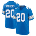 Broks D.Lions #20 Barry Sanders Player Blue Alternate Home Game Stitched Jerseys
