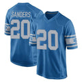 Broks D.Lions #20 Barry Sanders Player Blue Vapor Untouchable Throwback Game Stitched Jerseys